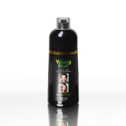 Shampoo Tonalizante Cor Preto 400ml - Young Hair